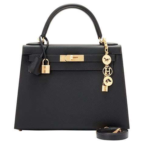 hermes kelly 28 black|Hermes kelly 28 for sale.